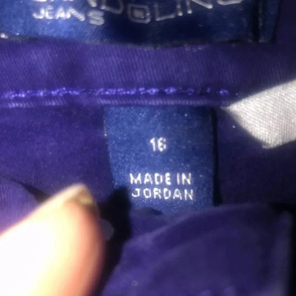 Bandolino-jeans (purple) sz16 - Picture 3 of 3